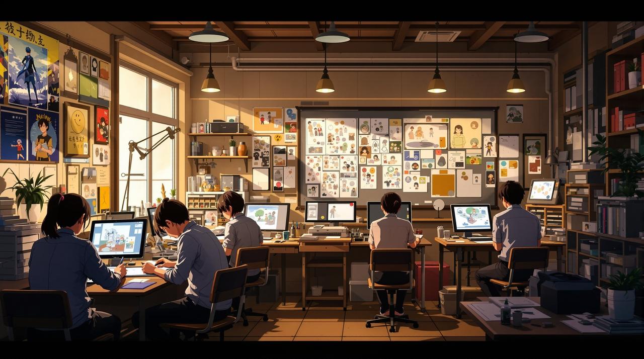 漫剧工场 团队工作场景